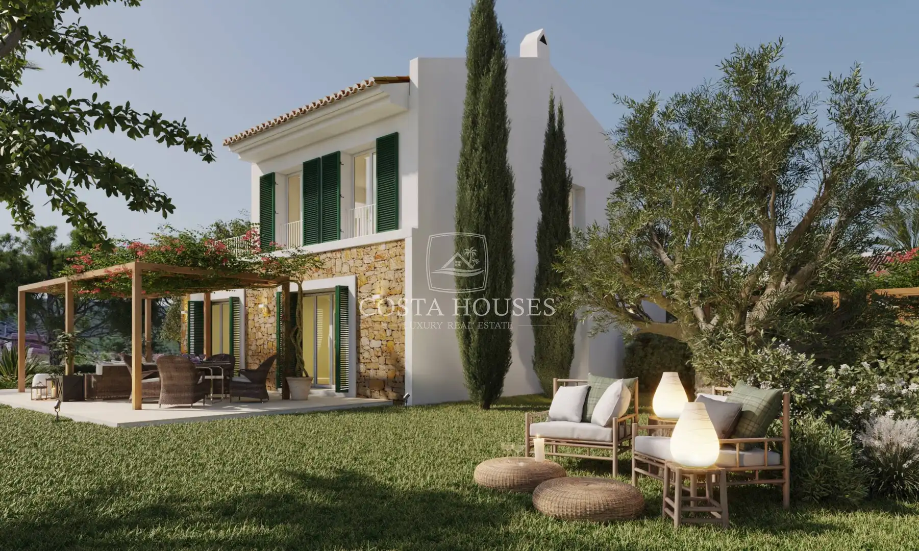 Jardí de Casa adosada en venda en Jávea / Xàbia amb Aire condicionat, Jardí privat i Terrassa