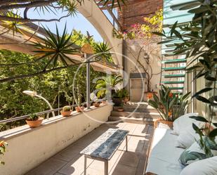 Terrace of Single-family semi-detached for sale in  Barcelona Capital  with Air Conditioner, Terrace and Balcony