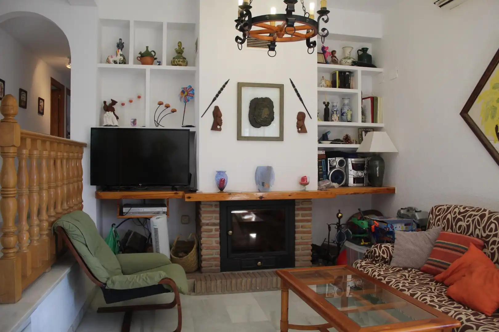Sala d'estar de Casa o xalet en venda en Córdoba amb Aire condicionat, Jardí privat i Terrassa