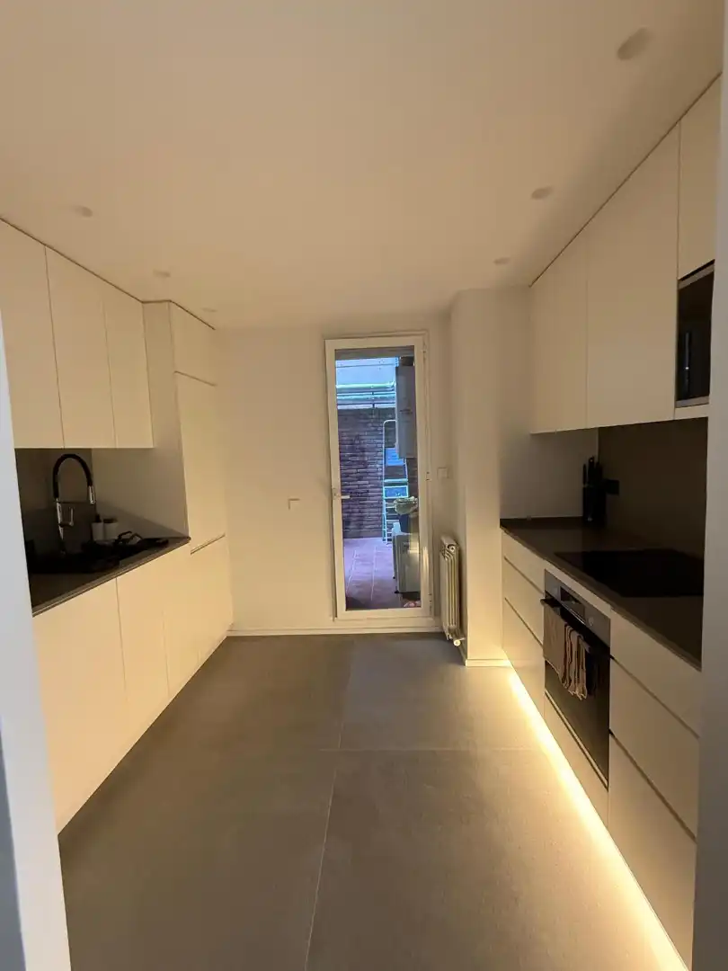 Küche von Wohnung zur Miete in Barcelona mit Klimaanlage, Heizung und Terrasse