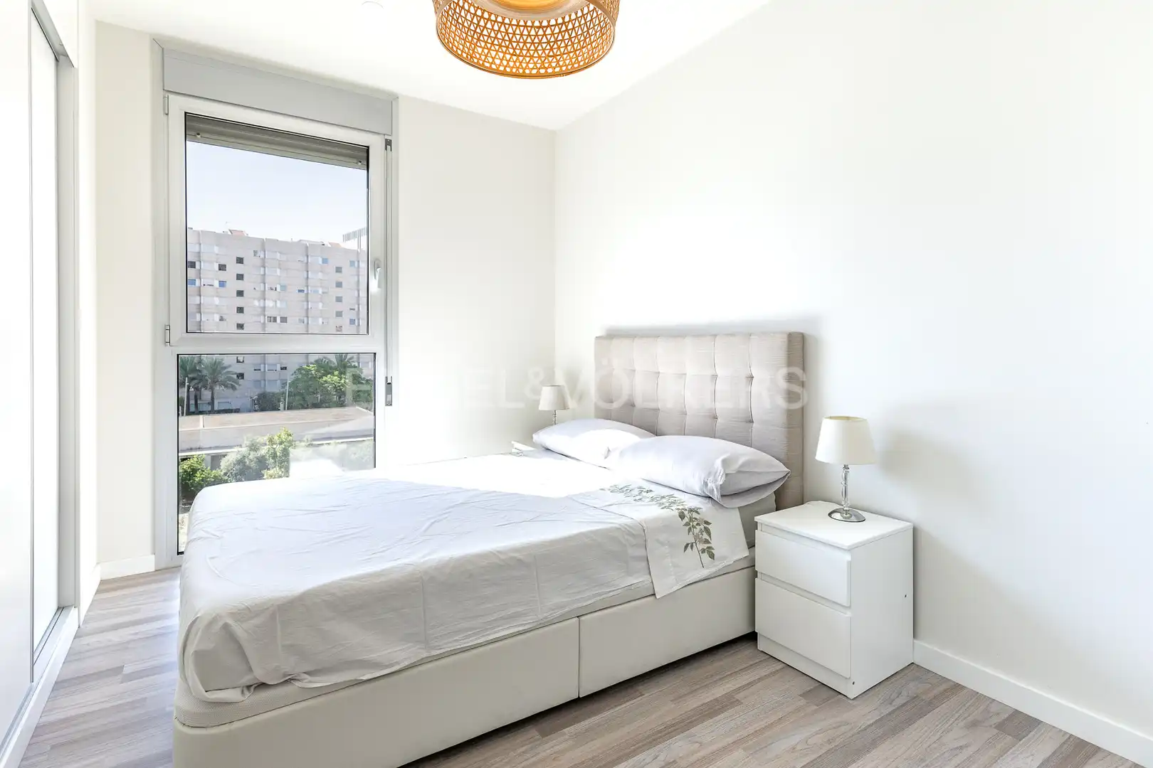 Bedroom of Flat for sale in Sant Adrià de Besòs  with Air Conditioner, Heating and Parquet flooring