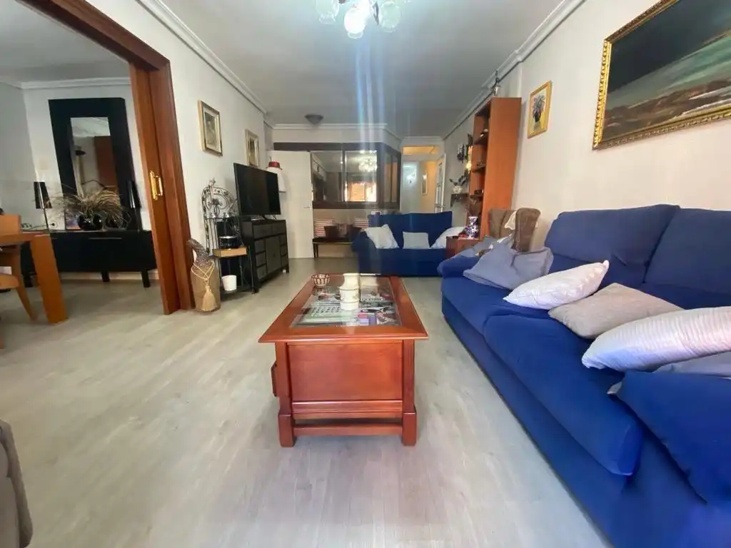 Living room of Flat for sale in Murcia  with Furnished and Balcony