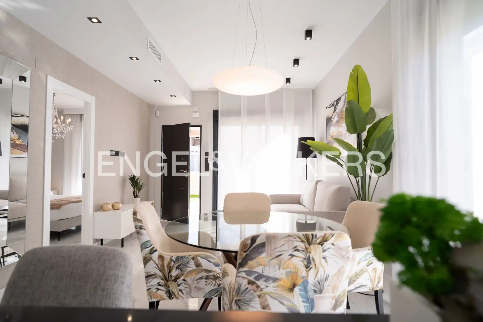 Menjador de Apartament en venda en Pilar de la Horadada amb Aire condicionat, Calefacció i Jardí privat