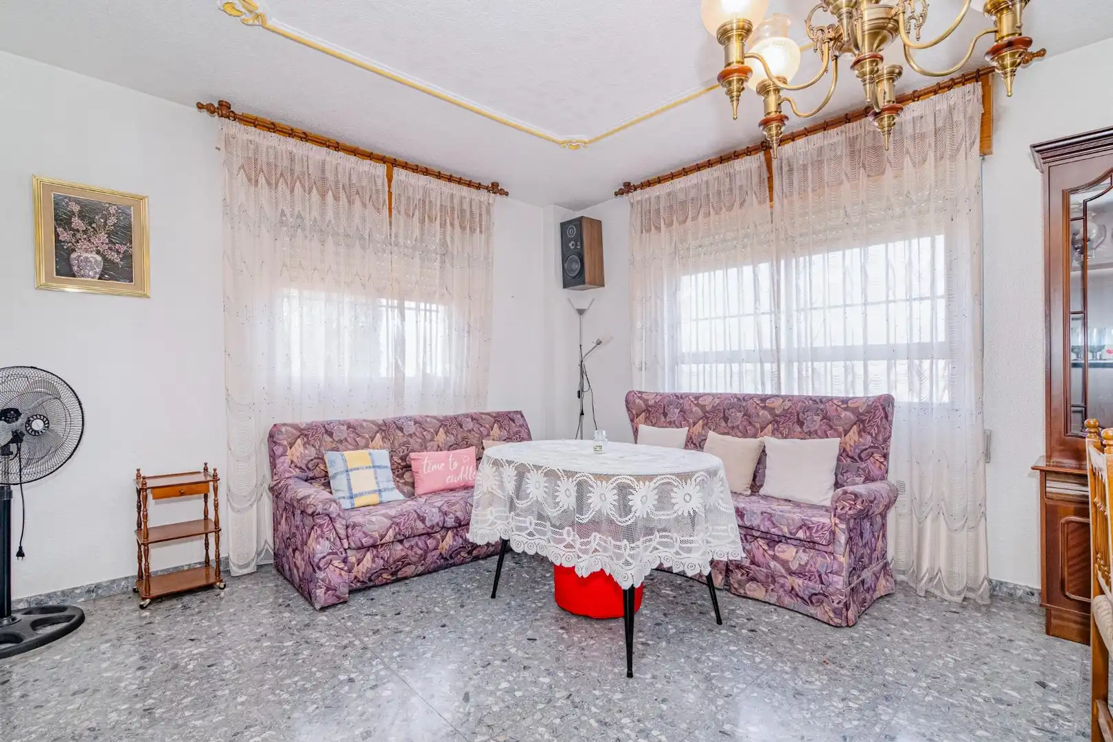 Sala de estar de Casa o chalet en venta en Peligros con Terraza, Piscina y Amueblado