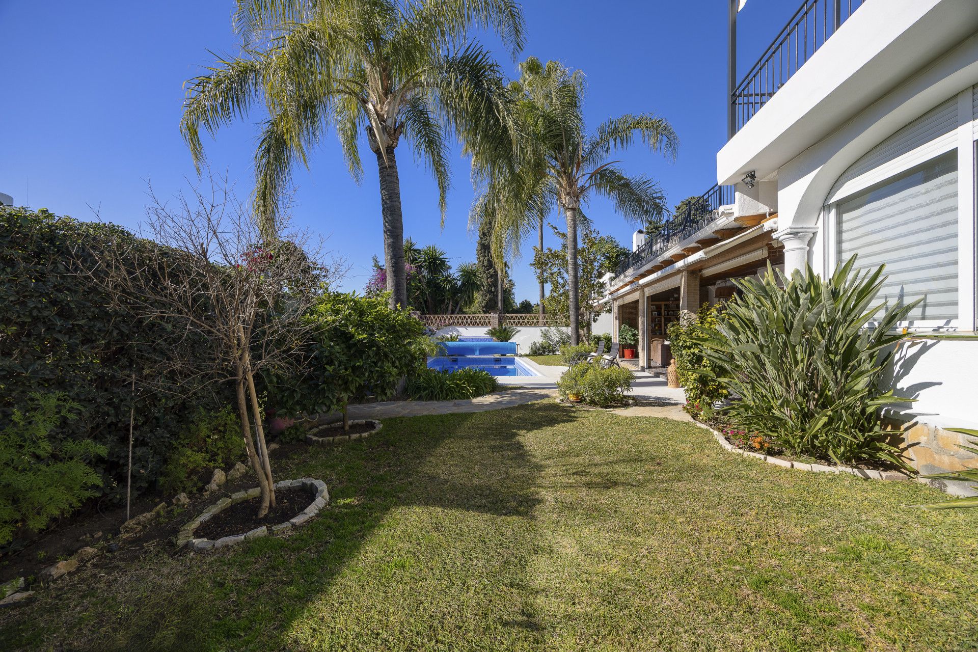 Jardín de Casa o chalet en venta en Marbella con Aire acondicionado, Jardín privado y Terraza