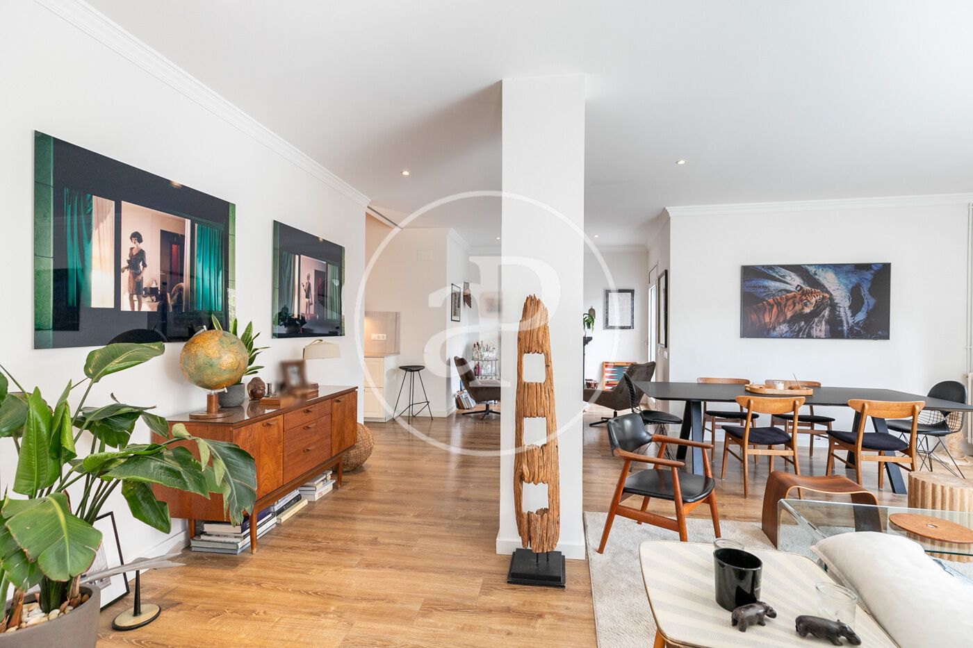 Sala de estar de Piso en venta en  Barcelona Capital con Aire acondicionado, Calefacción y Terraza