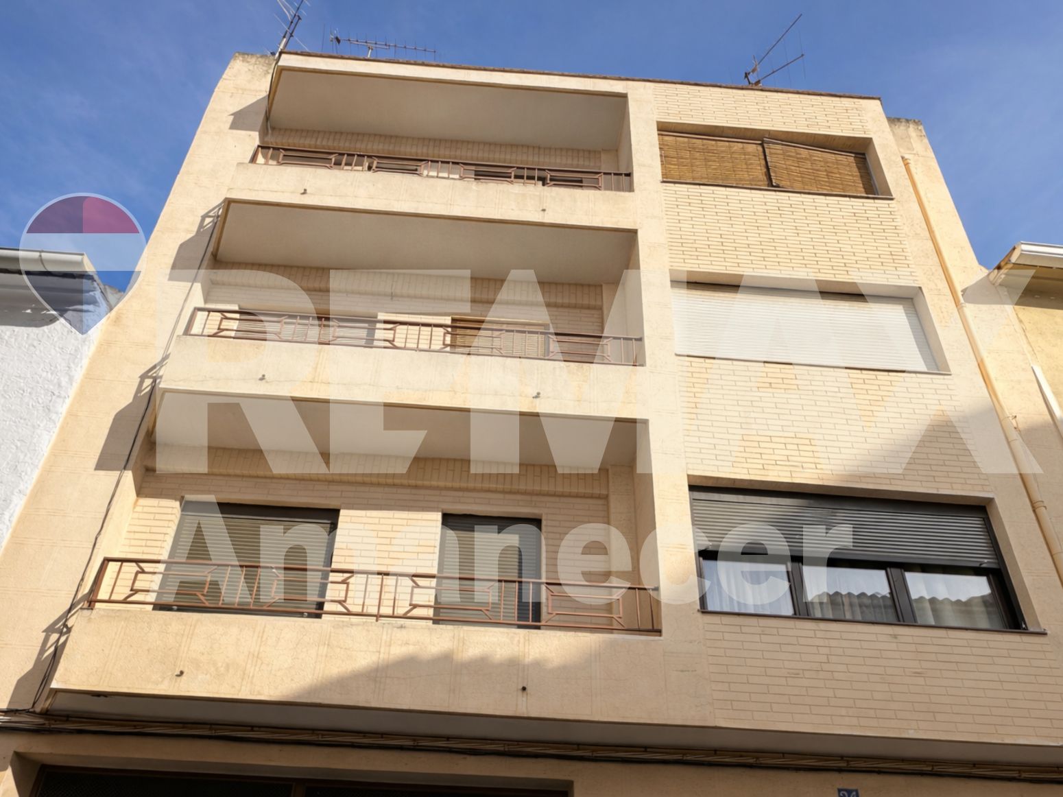 Exterior view of Flat for sale in Enguera  with Terrace and Balcony