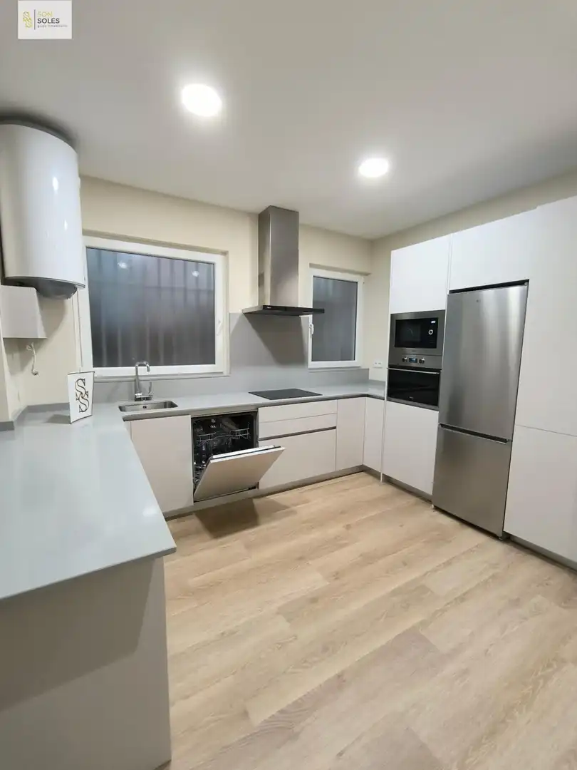 Cocina de Piso de alquiler en Santander con Calefacción y Amueblado
