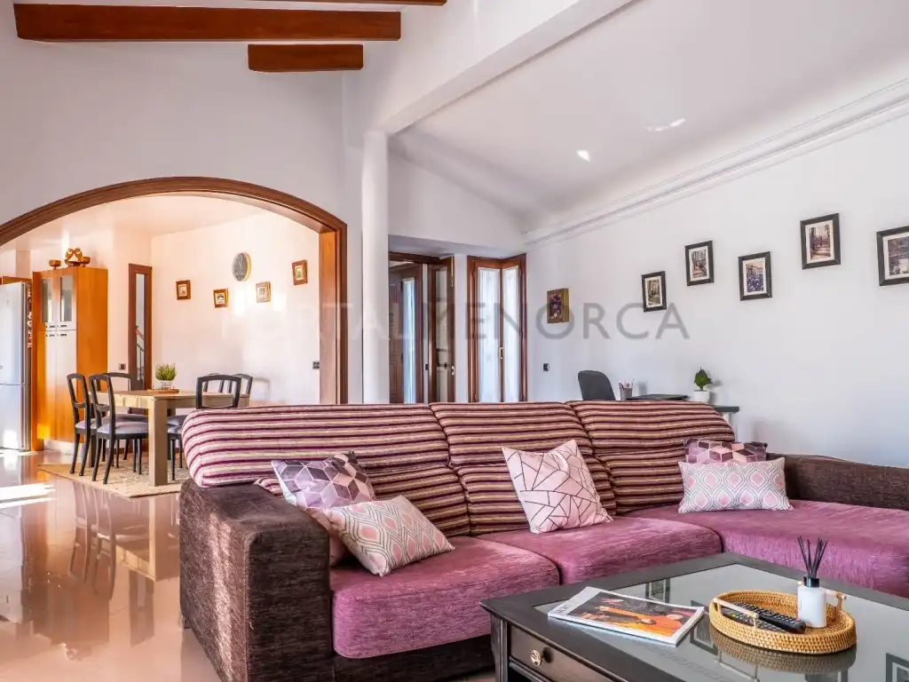 Sala de estar de Casa o chalet en venta en Ciutadella de Menorca con Aire acondicionado, Jardín privado y Terraza