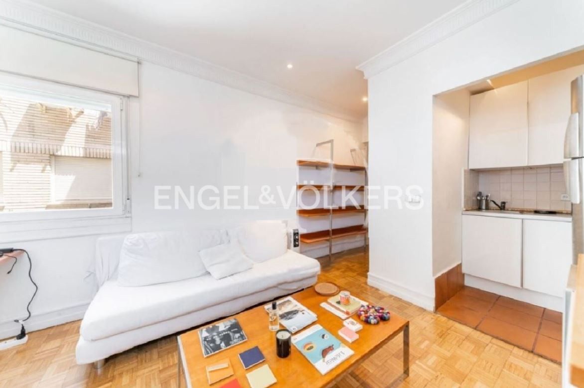 Sala d'estar de Loft de lloguer en  Madrid Capital amb Aire condicionat, Calefacció i Parquet