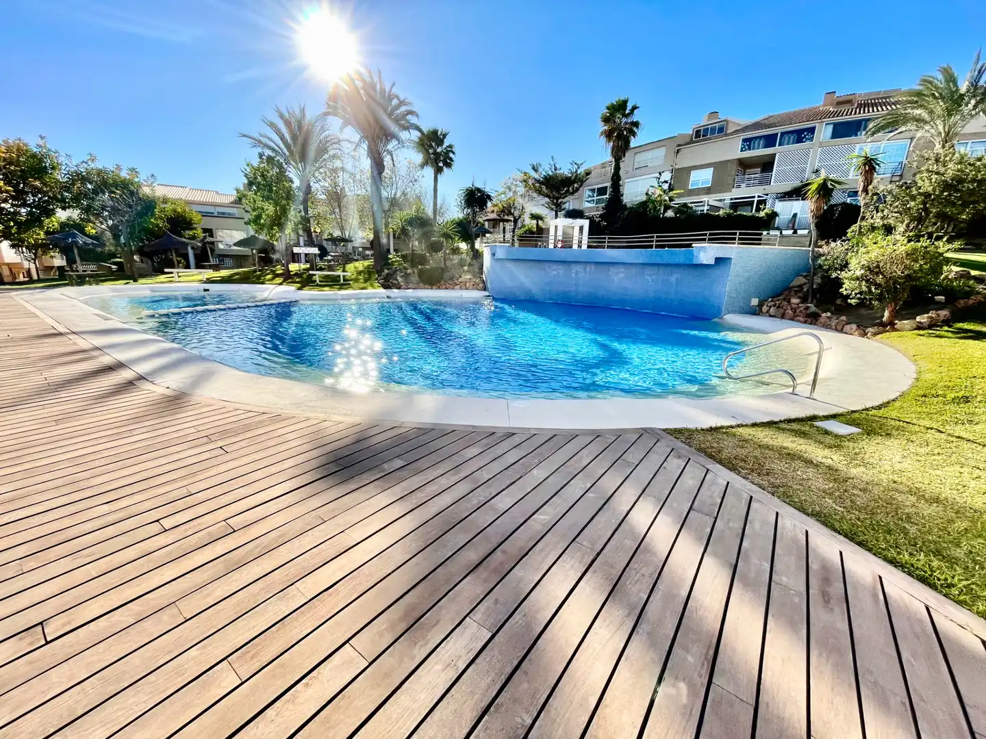 Piscina de Casa adosada en venta en Alicante / Alacant con Aire acondicionado, Jardín privado y Terraza