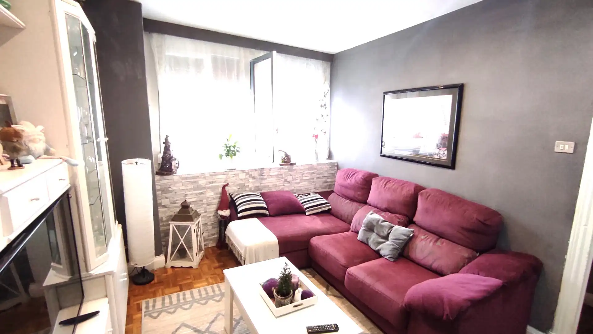 Sala de estar de Piso en venta en Eibar con Amueblado y Balcón