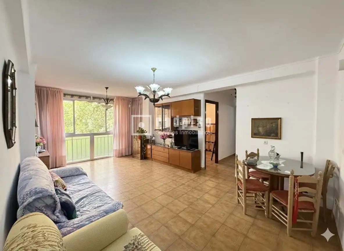 Sala d'estar de Pis en venda en Málaga Capital