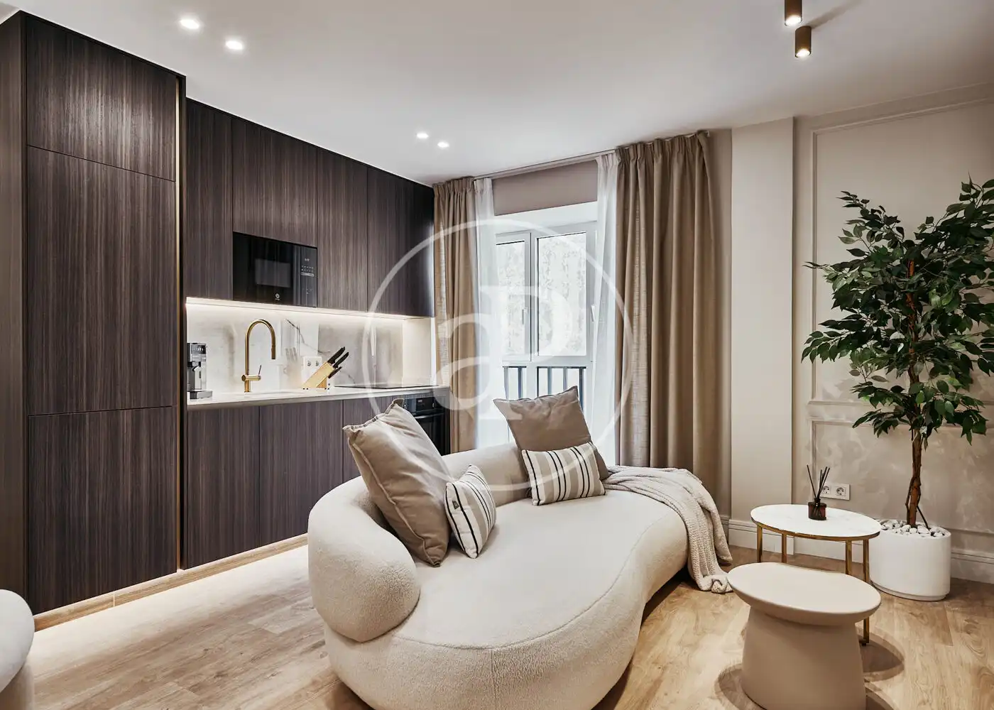 Wohnzimmer von Wohnung zum Verkauf in  Madrid Capital mit Klimaanlage, Heizung und Abstellraum