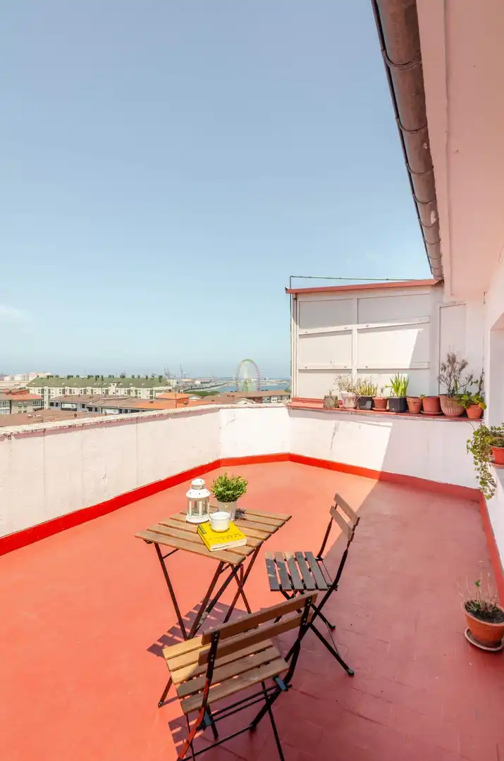 Terraza de Ático en venta en Gijón  con Calefacción, Terraza y Balcón