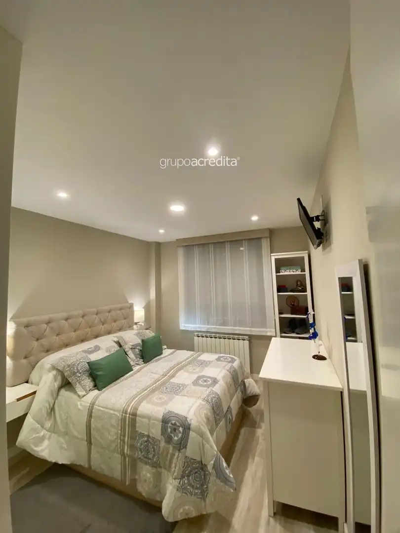 Bedroom of Flat for sale in Teo  with Heating, Parquet flooring and Storage room