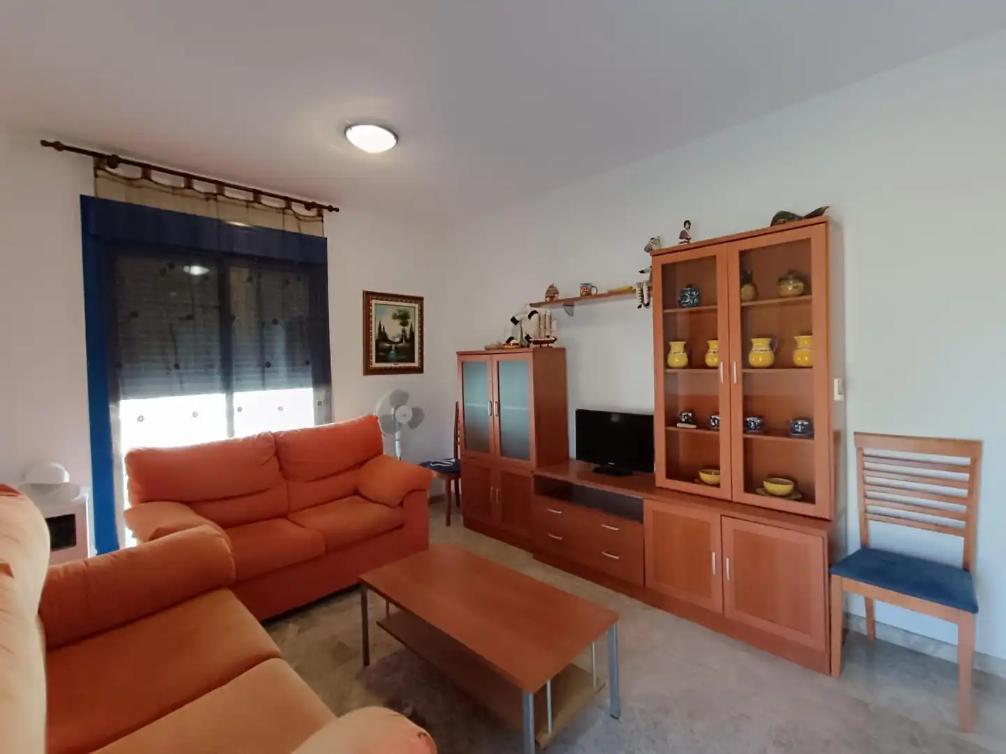 Sala de estar de Piso de alquiler en Balanegra con Aire acondicionado, Calefacción y Amueblado