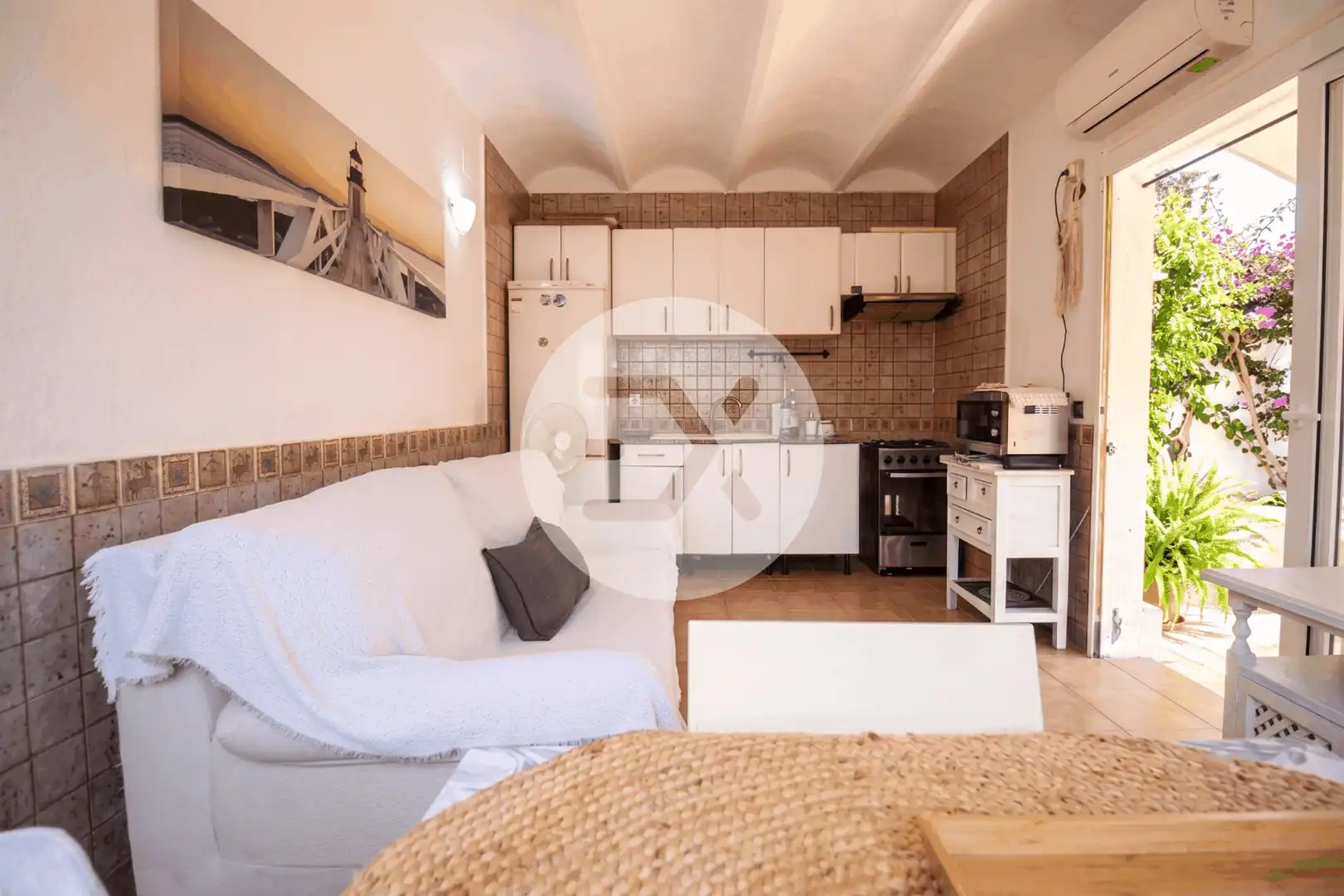 Cuina de Casa o xalet en venda en Castelldefels amb Jardí privat