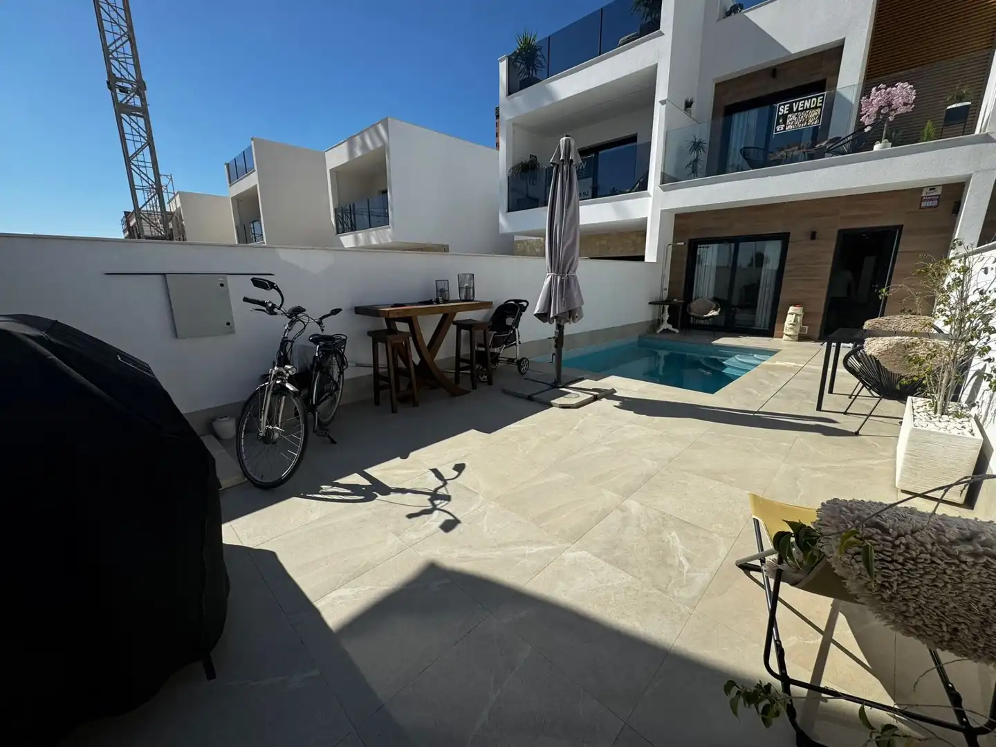 Terrassa de Dúplex en venda en San Pedro del Pinatar amb Aire condicionat, Calefacció i Jardí privat