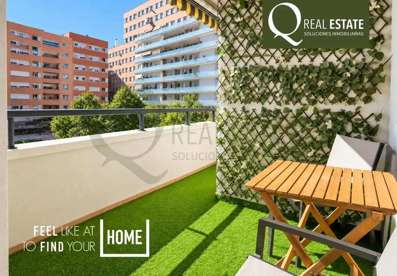 Terrace of Flat for sale in Alicante / Alacant  with Air Conditioner, Heating and Private garden