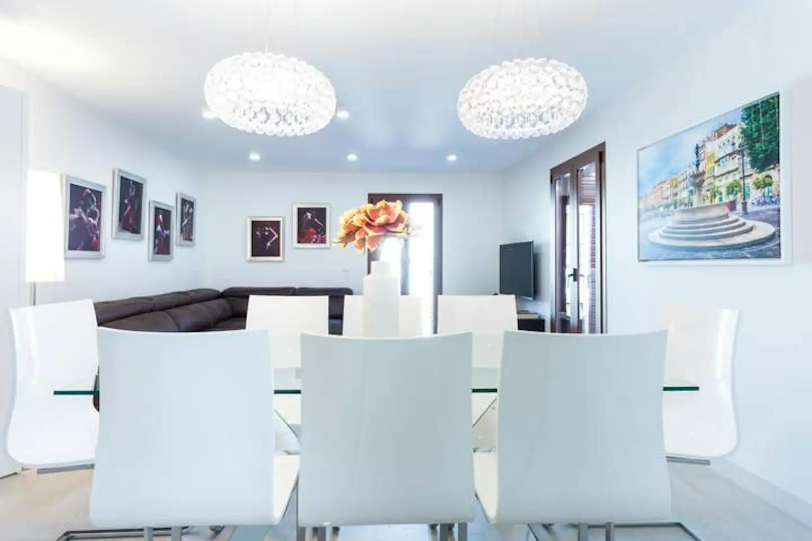 Dining room of Flat for rent in Sevilla  with Air Conditioner, Heating and Furnished
