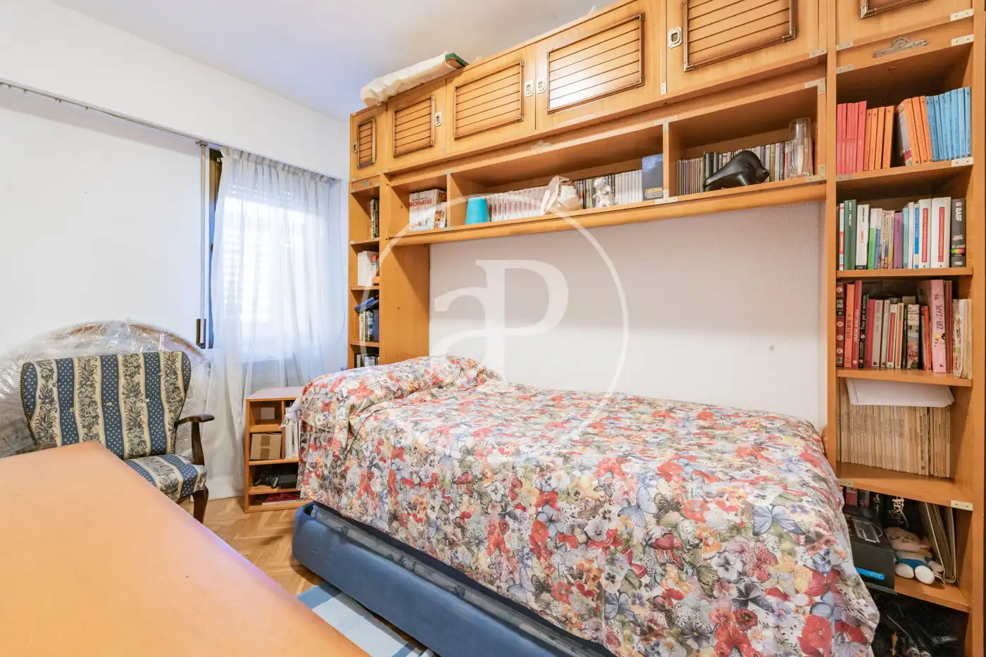 Bedroom of Flat for sale in Madrid  with Heating, Terrace and Storage room