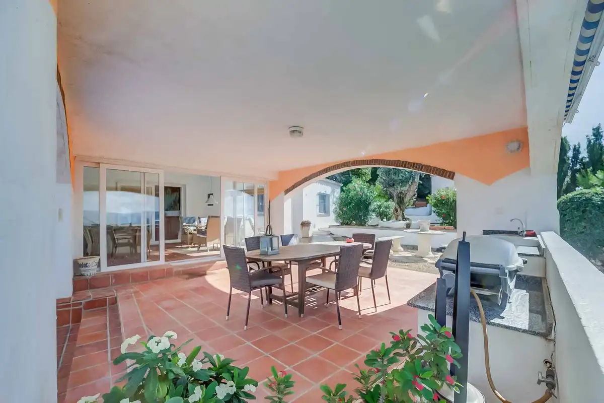 Terraza de Casa o chalet en venta en Mijas con Aire acondicionado, Calefacción y Jardín privado