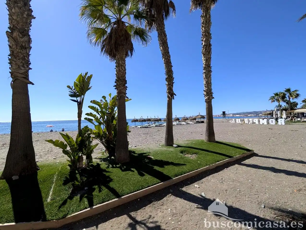 Vista exterior de Planta baja en venta en Algarrobo con Jardín privado, Terraza y Amueblado