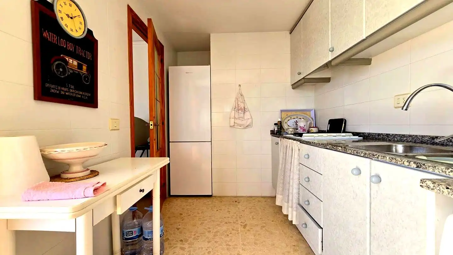 Kitchen of Apartments for rent in Gandia  with Terrace, Furnished and Community pool