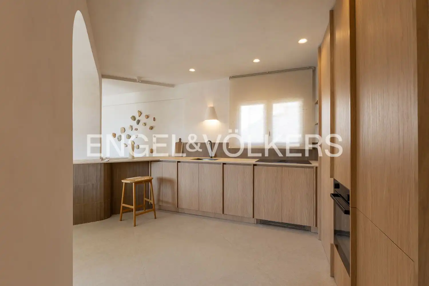 Cocina de Piso de alquiler en Jávea / Xàbia con Aire acondicionado, Calefacción y Amueblado