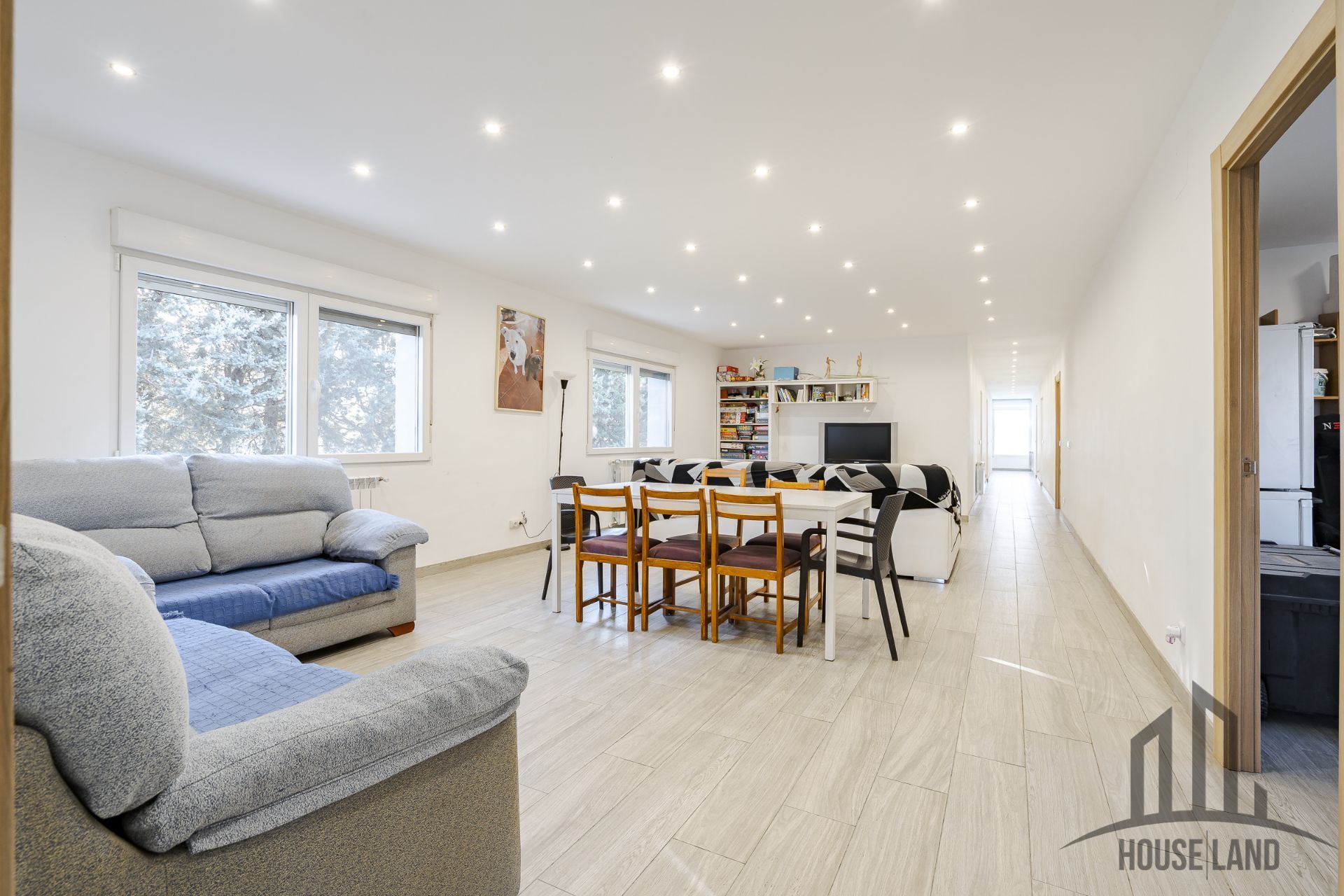 Living room of House or chalet for sale in Serracines  with Air Conditioner, Heating and Private garden