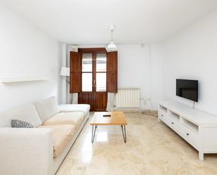 Living room of Apartment to rent in  Granada Capital  with Heating, Parquet flooring and Balcony