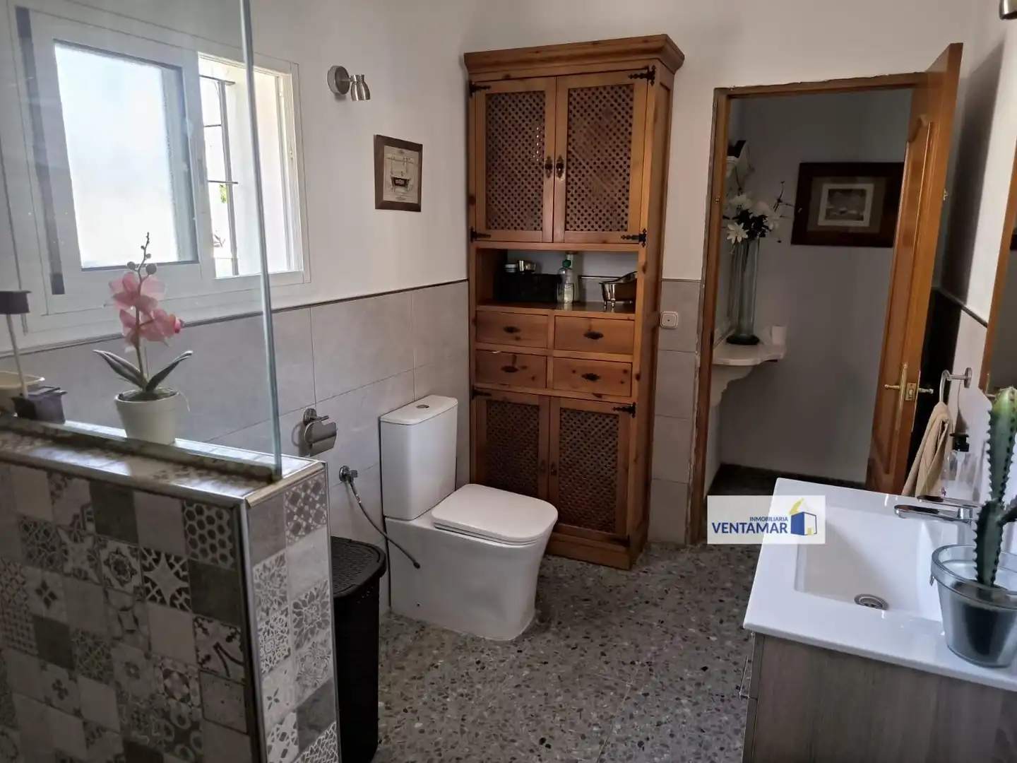 Baño de Casa o chalet en venta en San Roque con Jardín privado, Trastero y Piscina