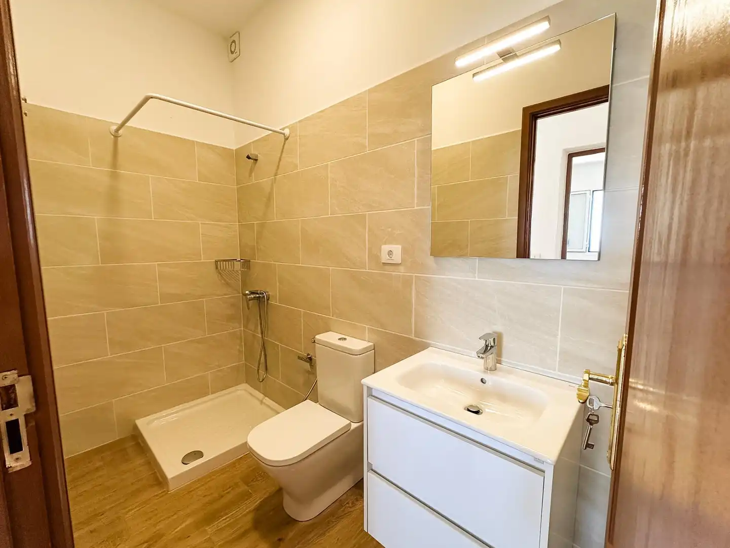 Badezimmer von Wohnung zur Miete in Barlovento mit Privatgarten