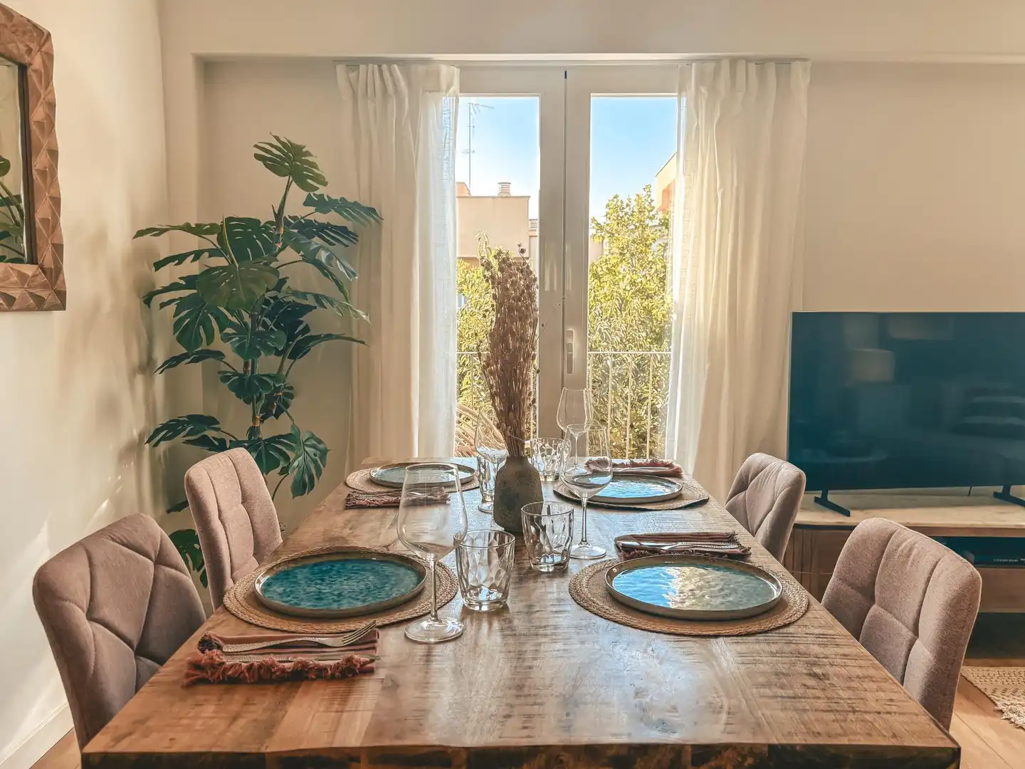Comedor de Apartamento en venta en  Palma de Mallorca con Aire acondicionado, Trastero y Amueblado