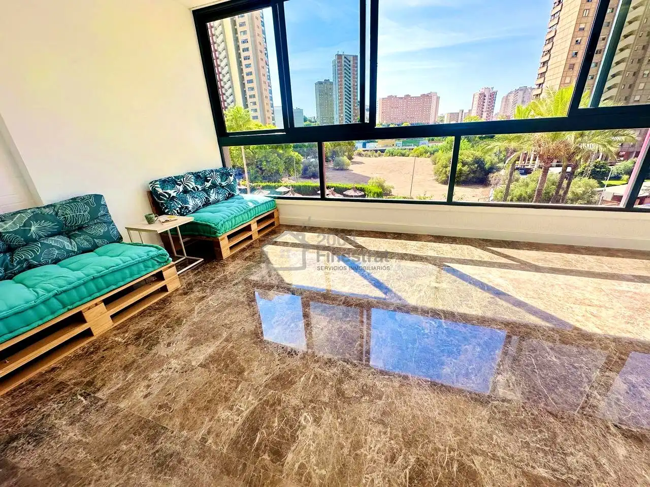 Balcony of Flat for rent in Benidorm  with Terrace, Furnished and Community pool
