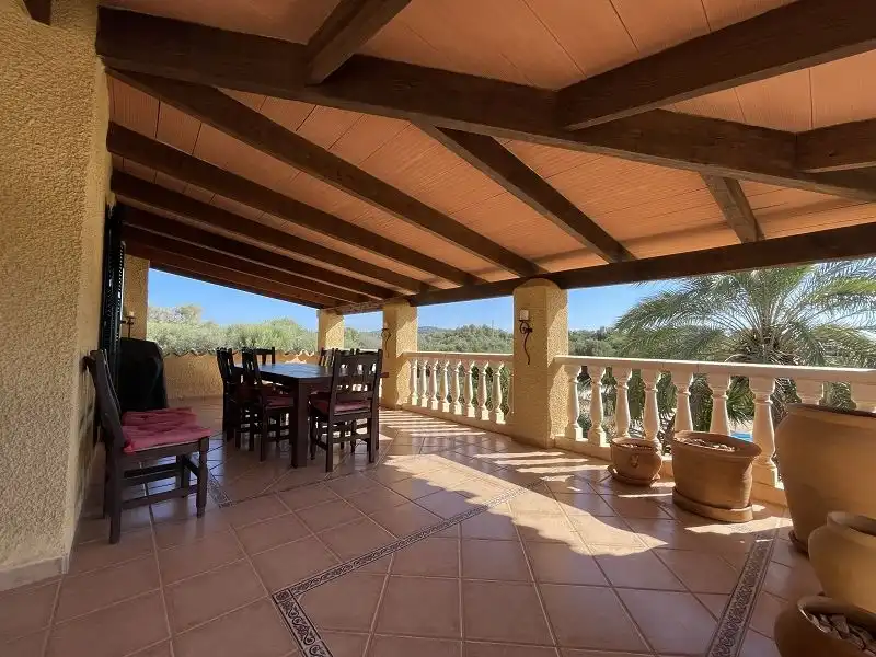 Terraza de Finca rústica en venta en Llucmajor con Aire acondicionado, Calefacción y Jardín privado
