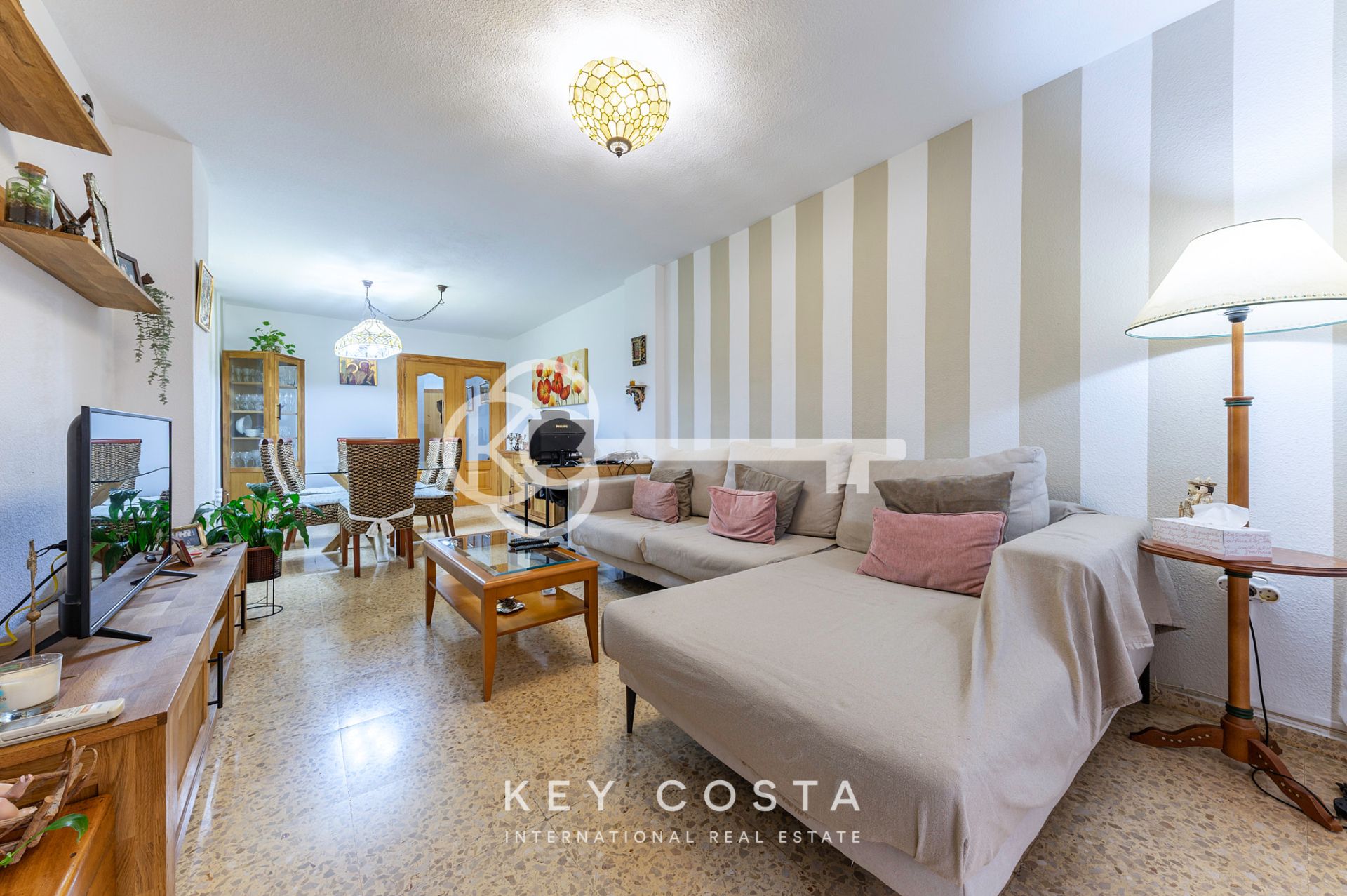 Sala d'estar de Pis en venda en Alicante / Alacant amb Aire condicionat, Calefacció i Forn