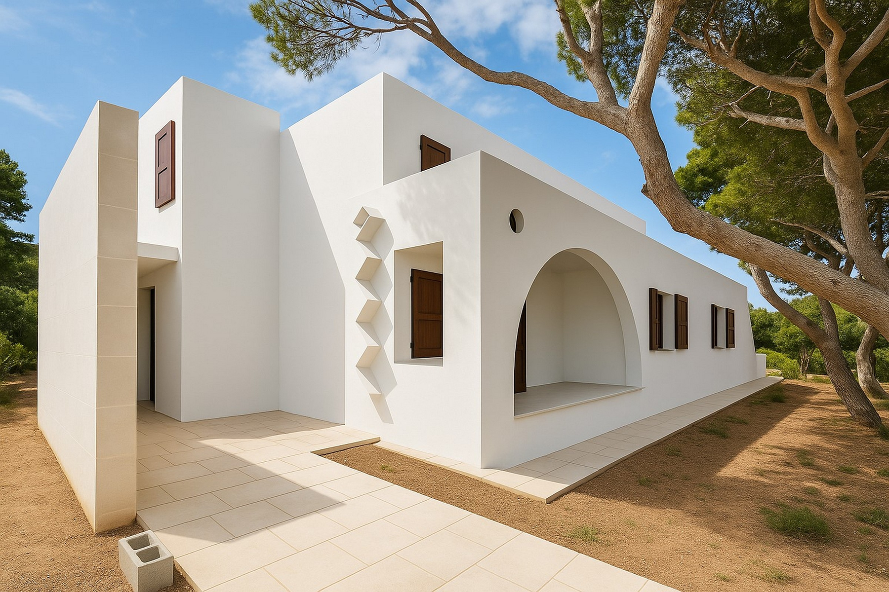 Exterior view of House or chalet for sale in Es Mercadal  with Air Conditioner, Private garden and Terrace