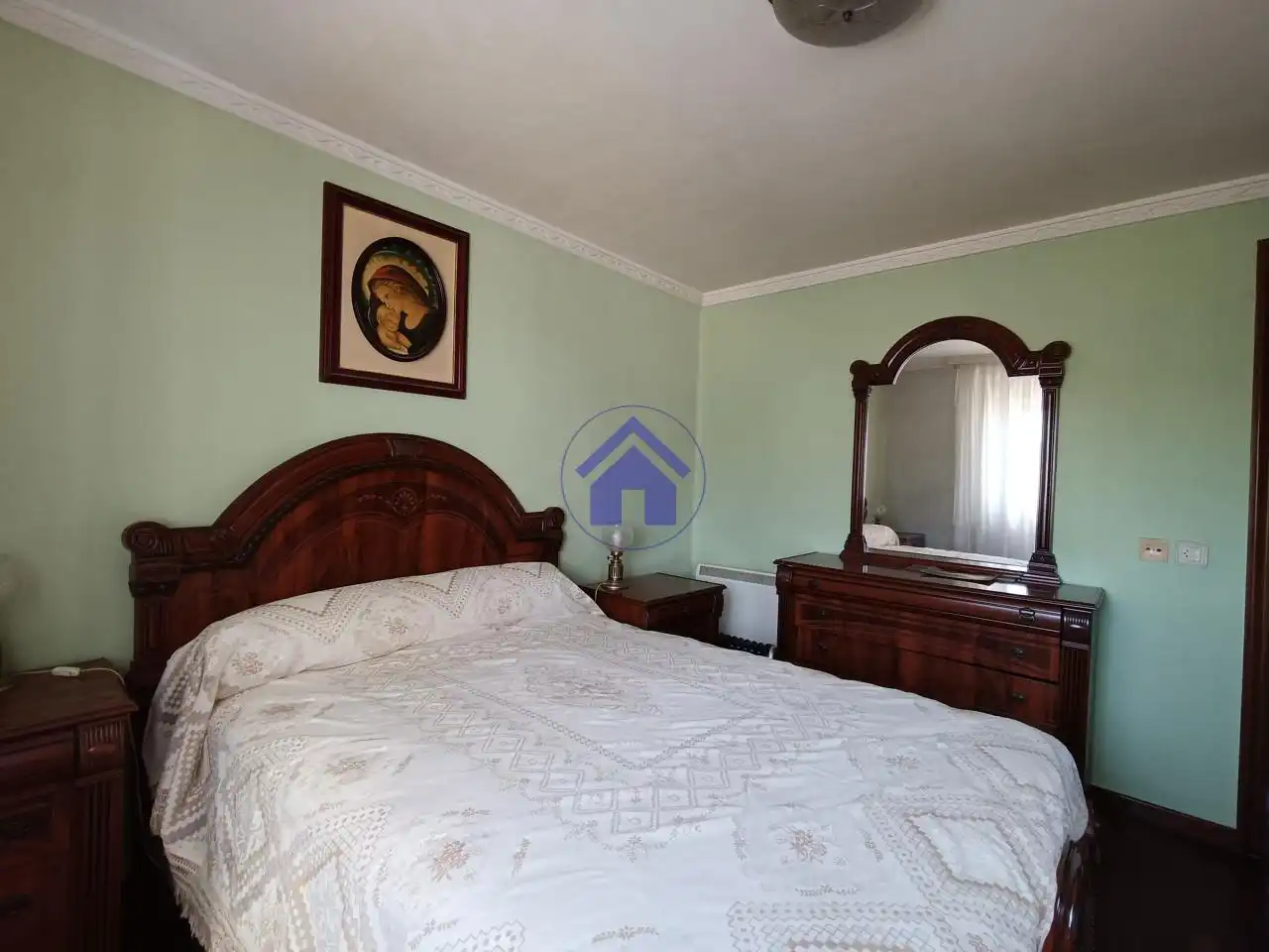 Bedroom of Flat for sale in Vigo   with Heating, Parquet flooring and Furnished