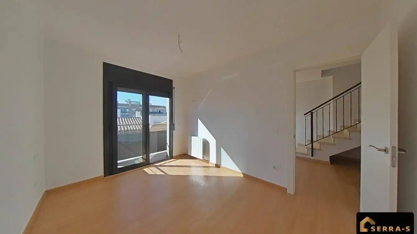 Wohnzimmer von Maisonette zum Verkauf in Tordera mit Heizung, Parkett und Terrasse