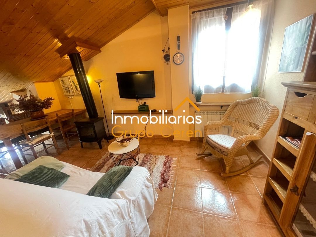 Sala d'estar de Àtic en venda en Ezcaray amb Calefacció i Moblat