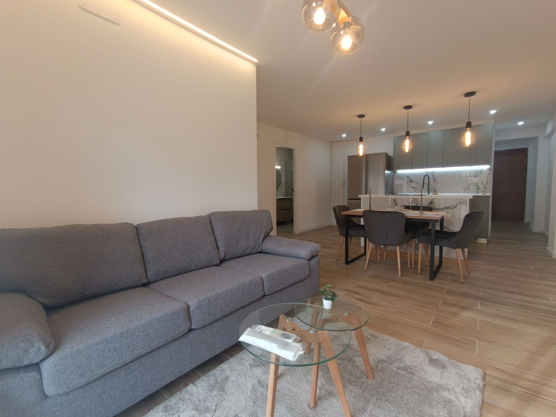 Sala d'estar de Pis en venda en  Valencia Capital amb Aire condicionat, Terrassa i Forn