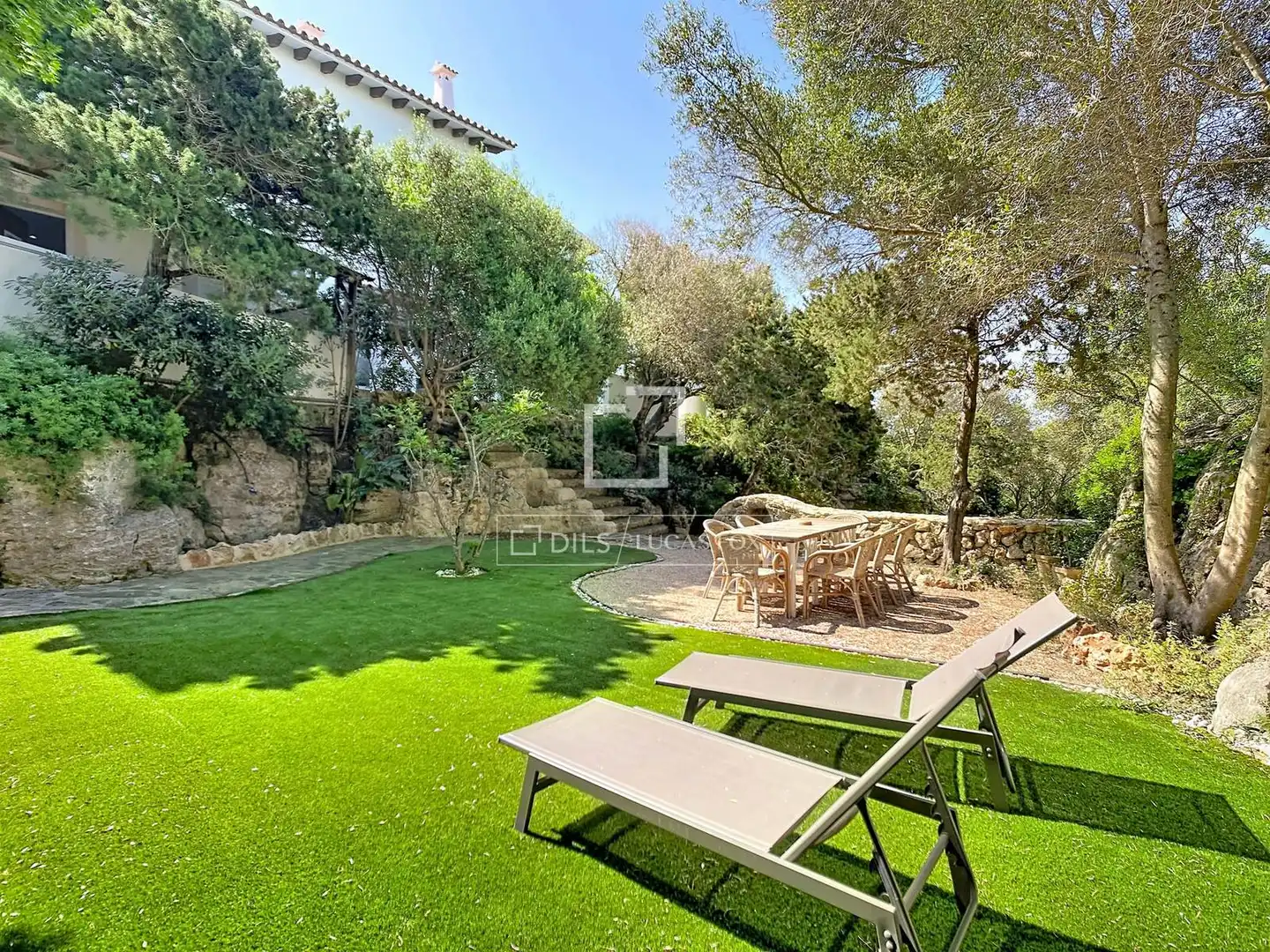Garden of Houses for sale in Ciutadella de Menorca  with Air Conditioner, Heating and Private garden