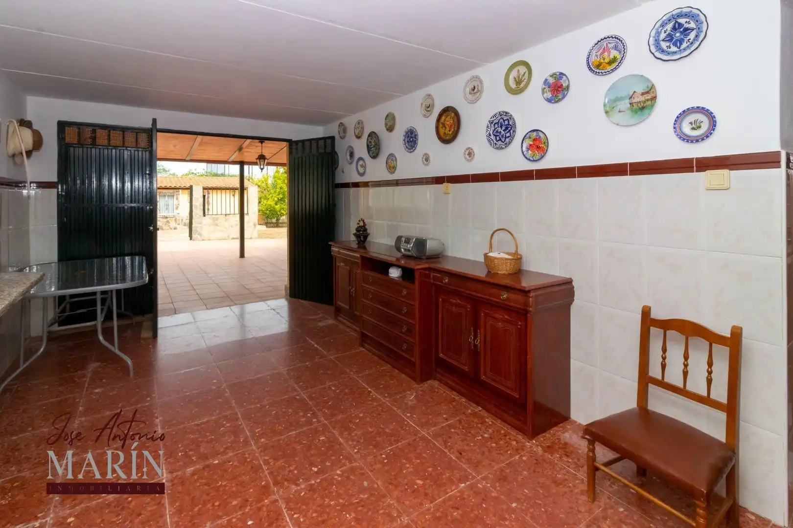 Cocina de Casa o chalet en venta en Badajoz con Aire acondicionado, Jardín privado y Piscina