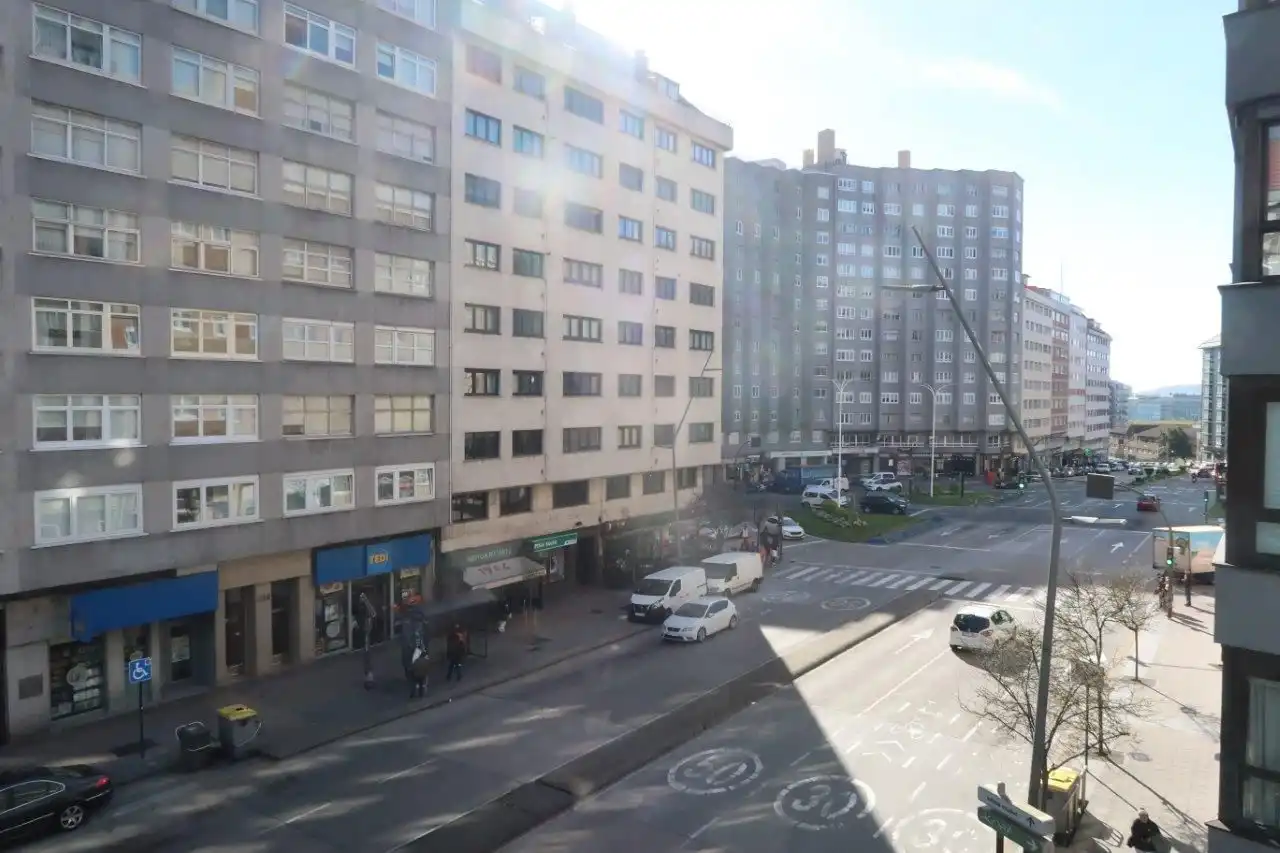 Exterior view of Flat for sale in A Coruña Capital   with Heating, Storage room and Furnished