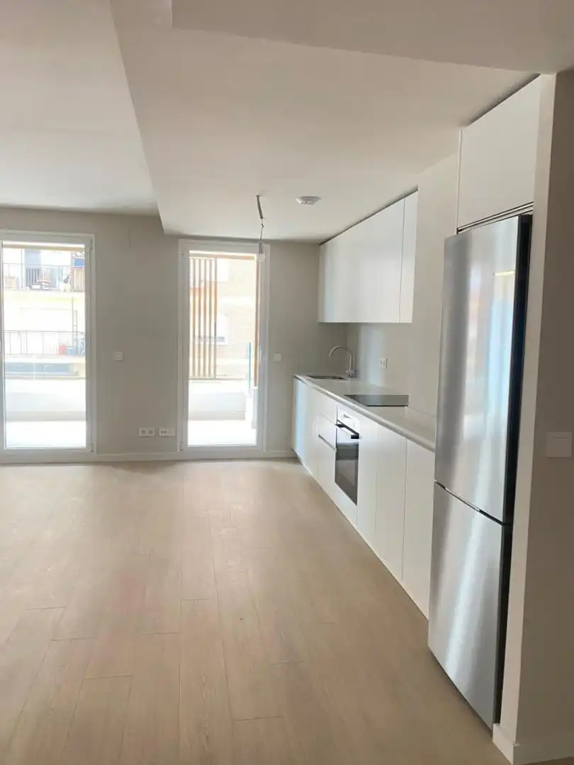 Cocina de Piso de alquiler en Valencia con Aire acondicionado, Jardín privado y Parquet