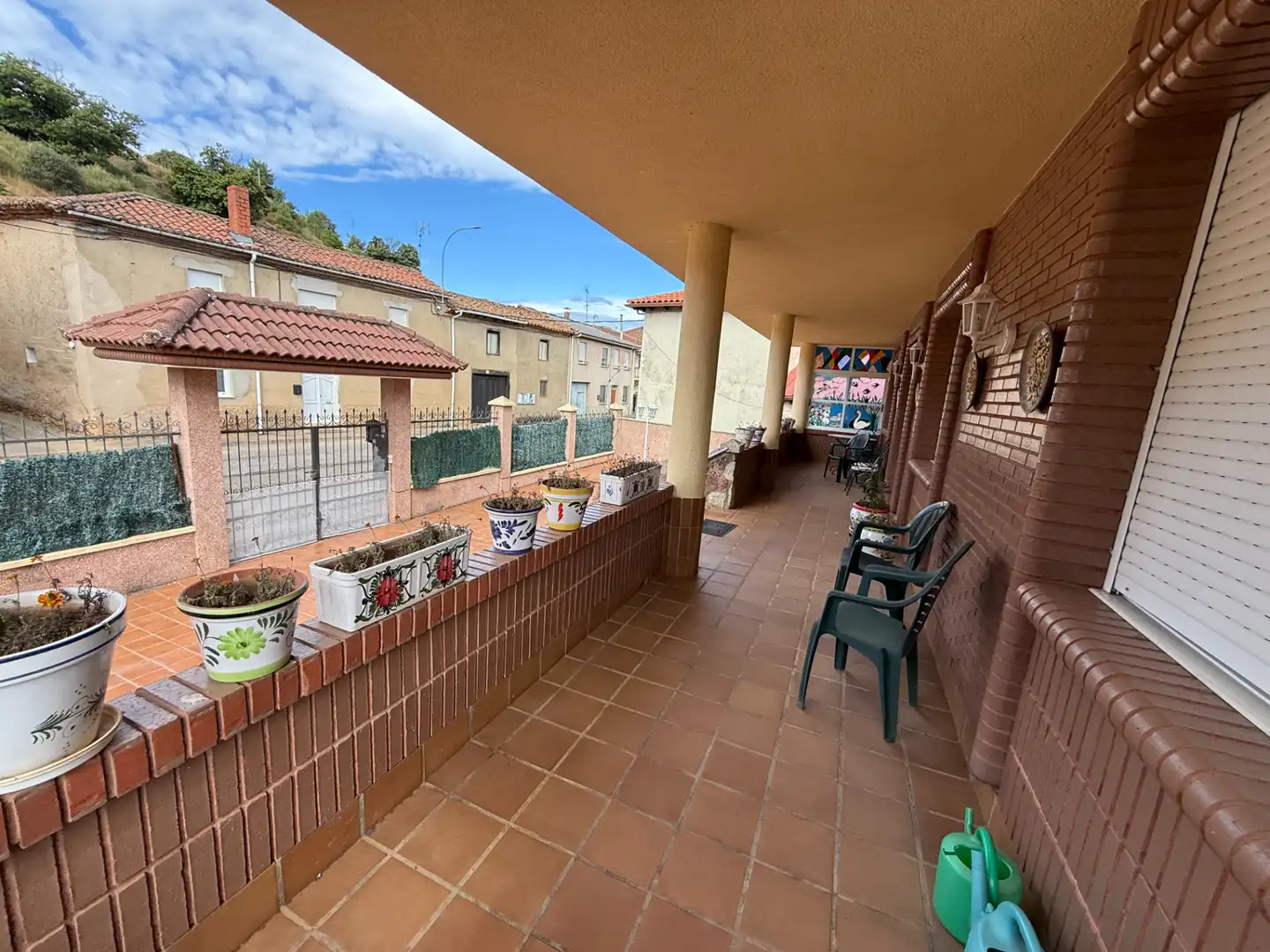 Terrassa de Casa o xalet en venda en Llamas de la Ribera amb Calefacció, Jardí privat i Parquet