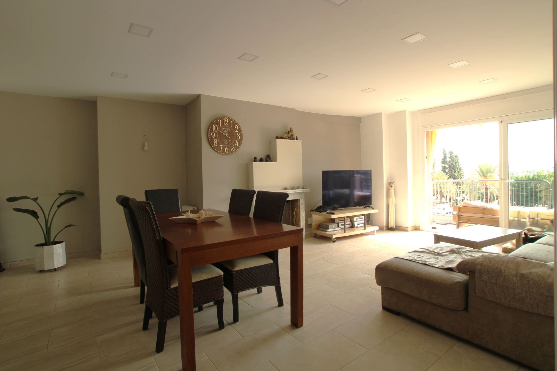 Living room of Flat for sale in Mataró  with Heating and Balcony