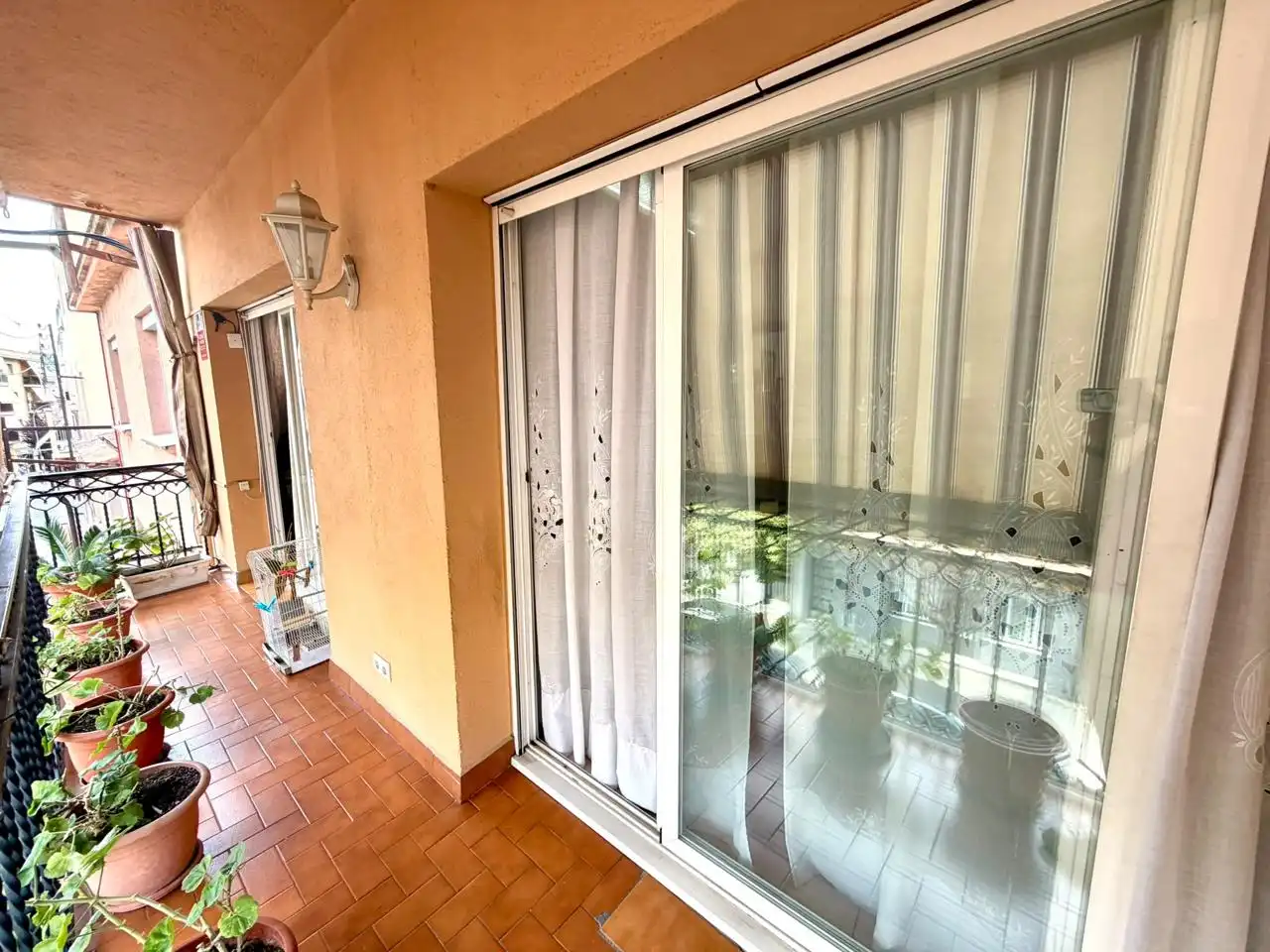 Balcony of Flat for sale in Mataró  with Air Conditioner, Terrace and Furnished